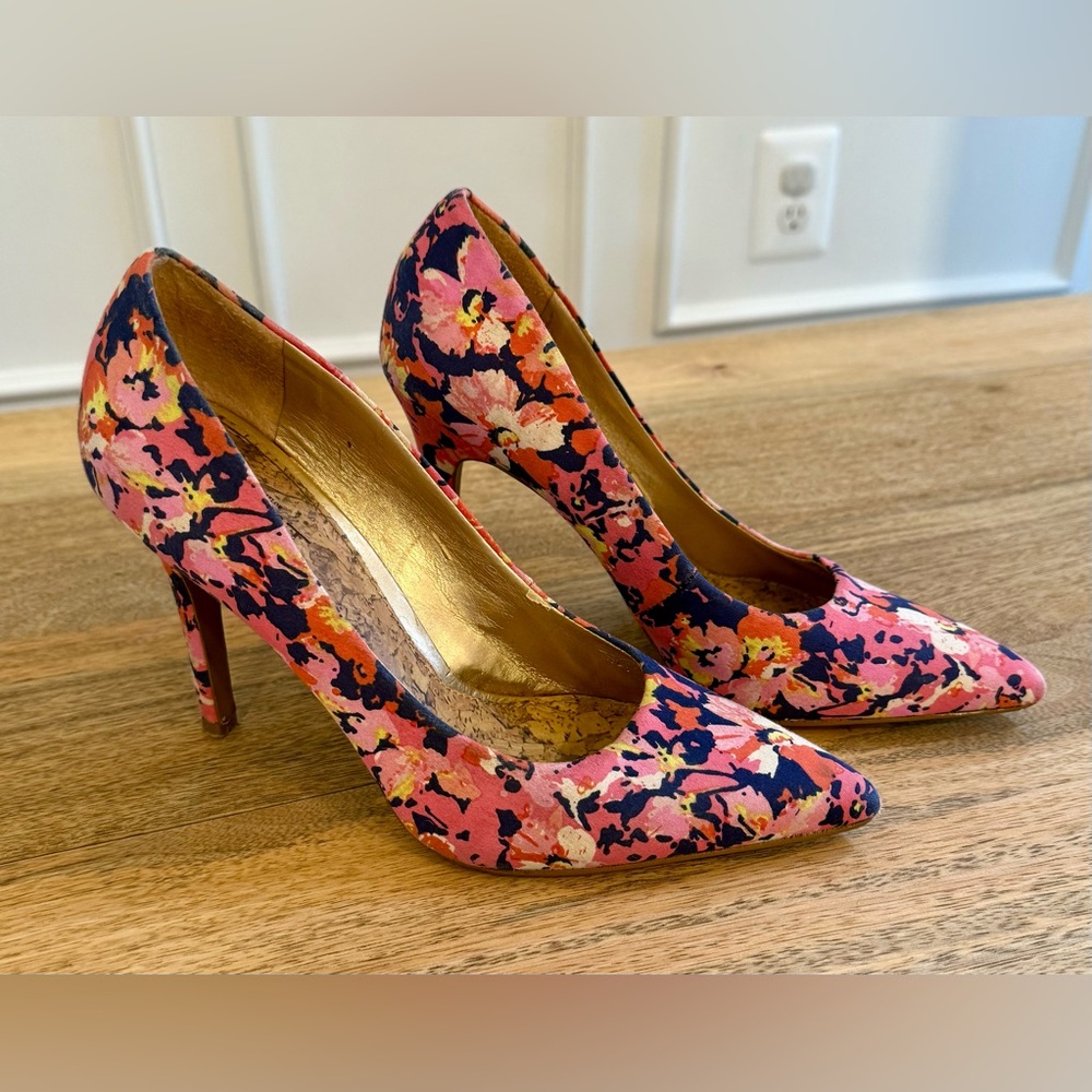 LOFT Floral Pink Women's Heels
